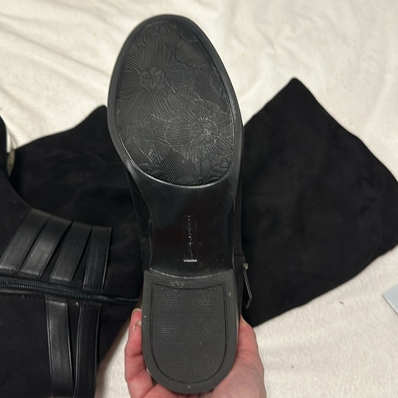 EUC Comfort View Extra Wide Calf Black Boot - Picture 8 of 10